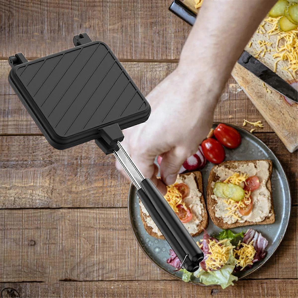 Non-Stick Coating Sandwich Mold Frying Pan Toast Breakfast Machine for Pancake Maker Bread Toast Ki