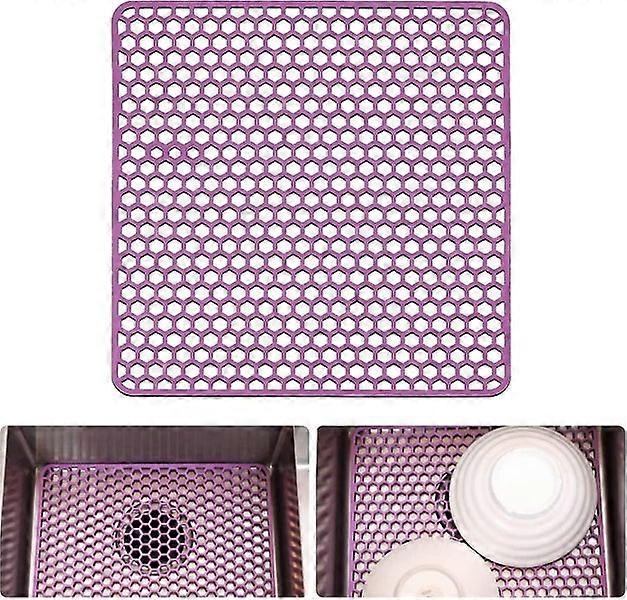 Silicone Sink Mat: Folding Heat-Resistant Non-Slip Kitchen Sink Protector