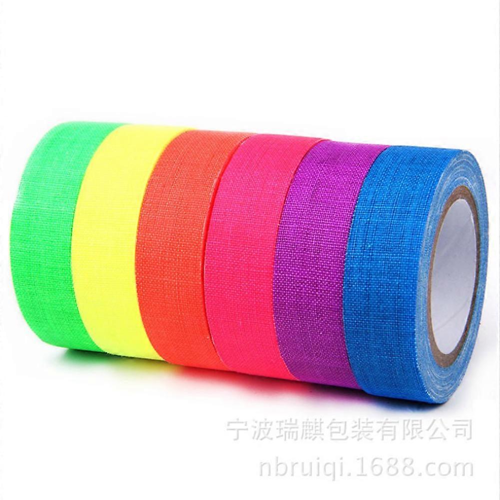 UV Blacklight Reactive Fluorescent Cloth Tape