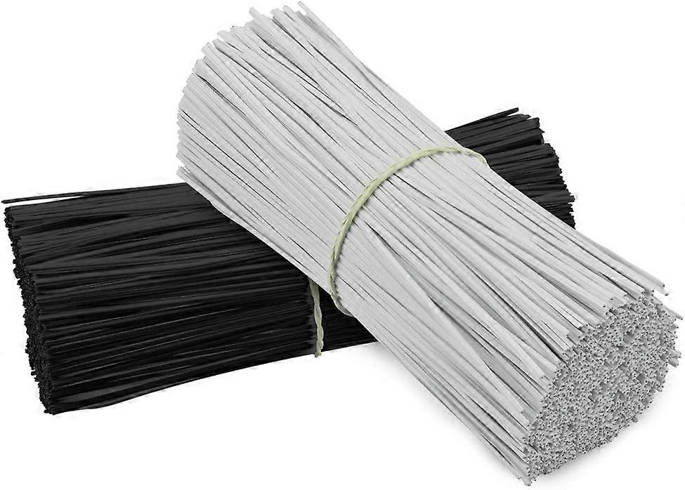 400PCS Plastic Cable Ties White and Black,15CM
