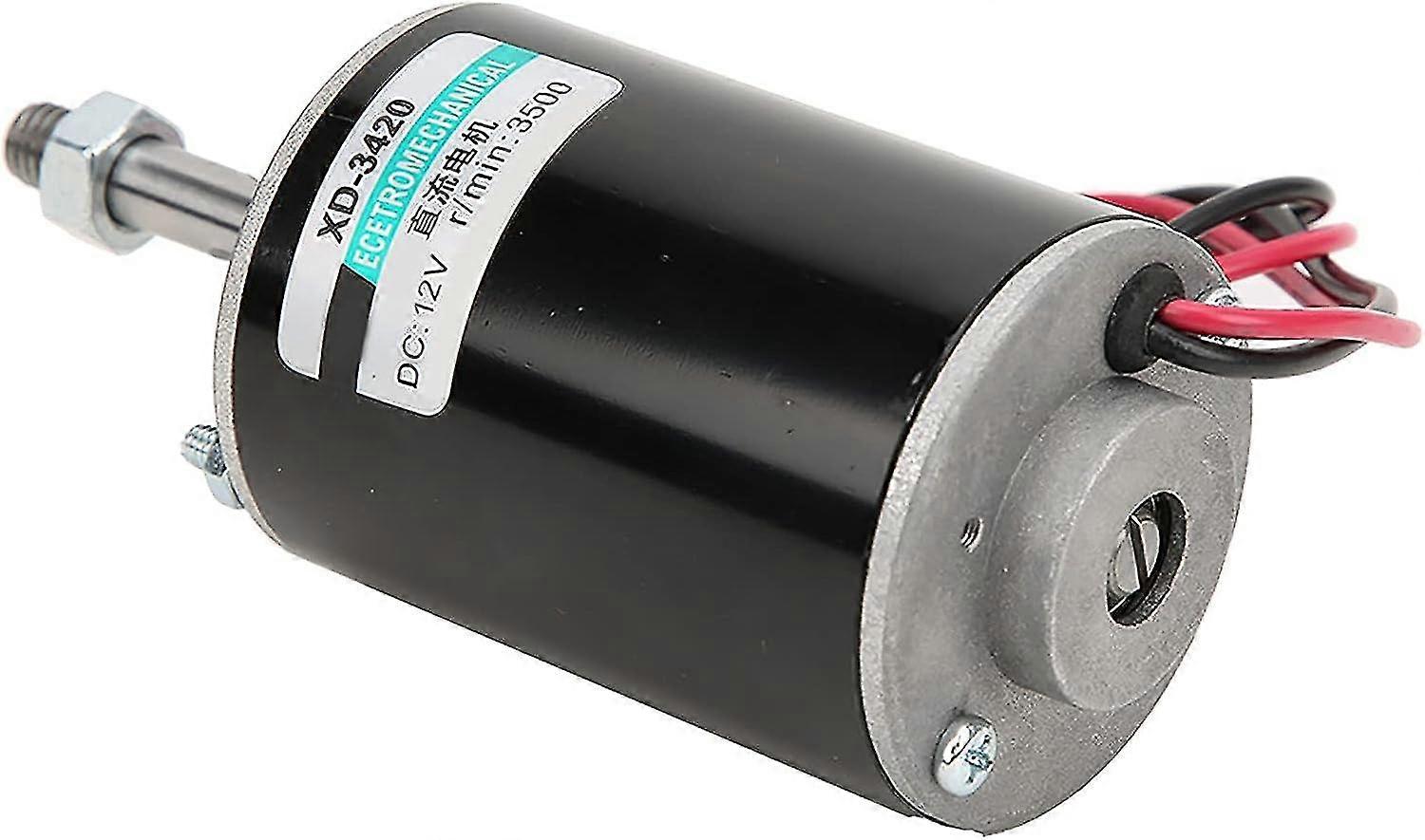 XD-3420 Mini DC Electric Motor 30W - 12V/24V High Speed For DIY Projects & Small Machinery