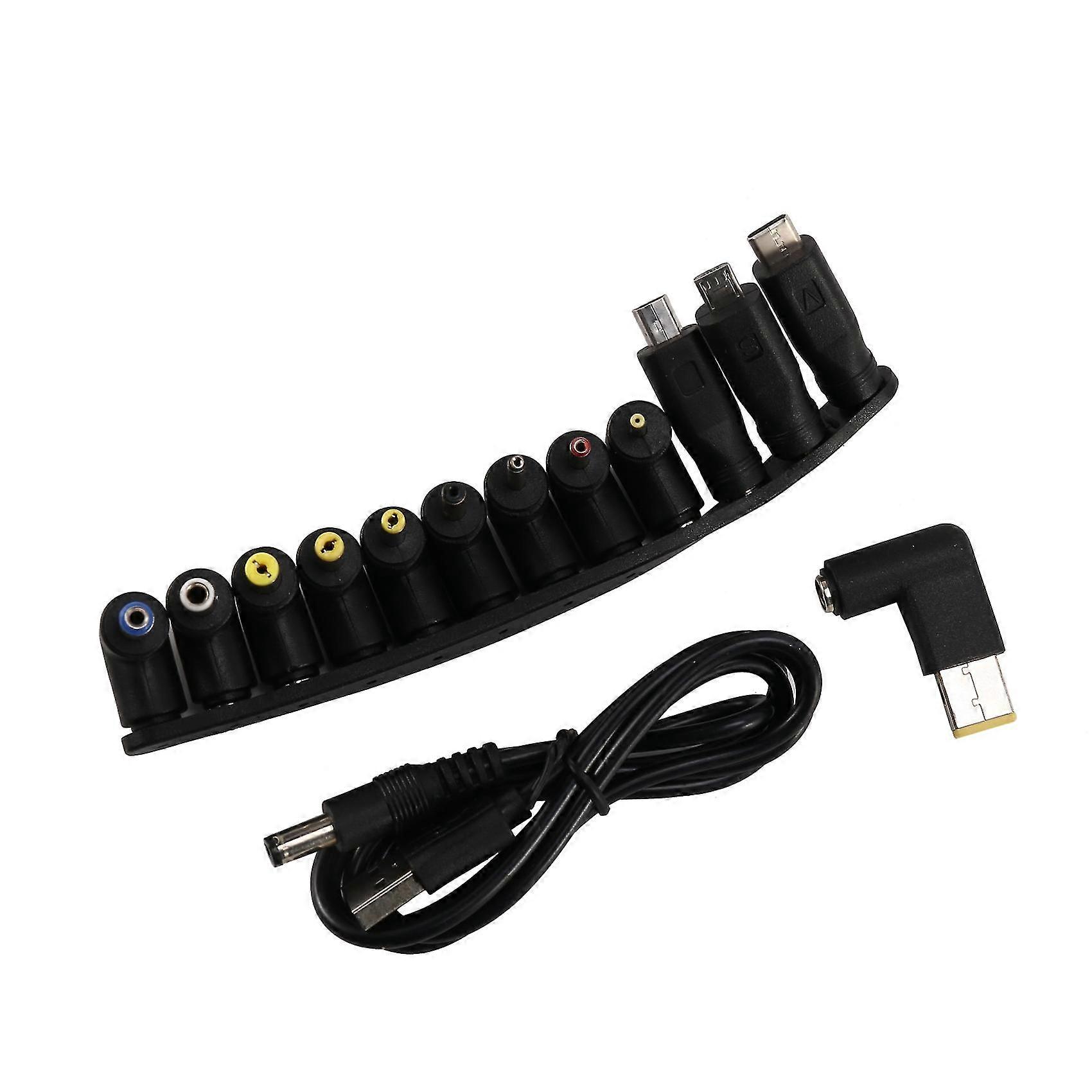 Dc Cord Usb To 5.5x2.1 Multifunctional Dc Interchangeable Plug Is Suitable For Laptops And Routers