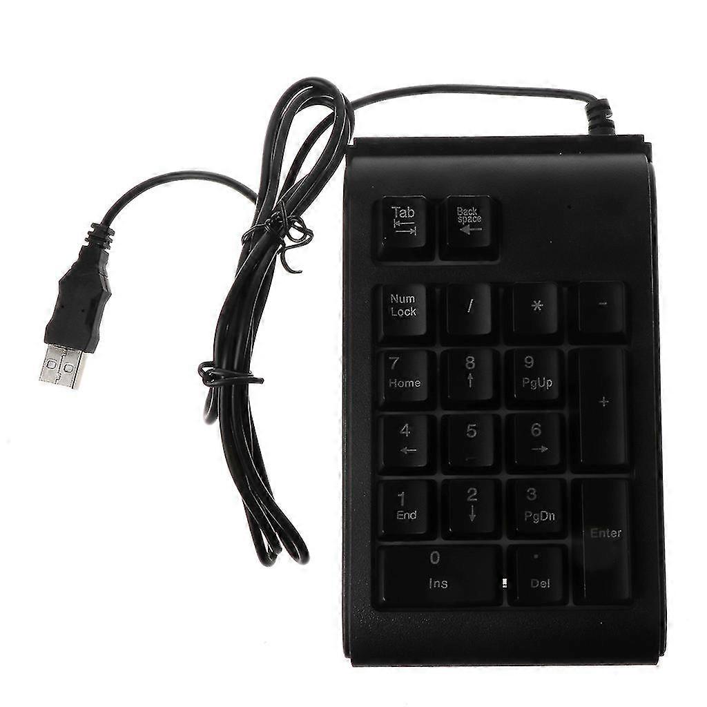 Digital Keys Wired Keyboard For Laptop Computer Portable Office Numeric Keypad