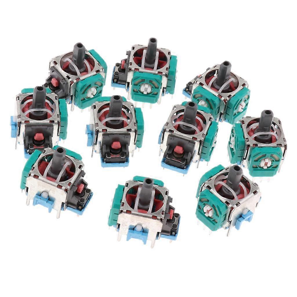 2x 10Pcs 3D Analog Joystick Rocker Thumbstick Sensor for  Wii U,  One, PS4 PS3 Controller Replacement Part - Better Gaming Experience