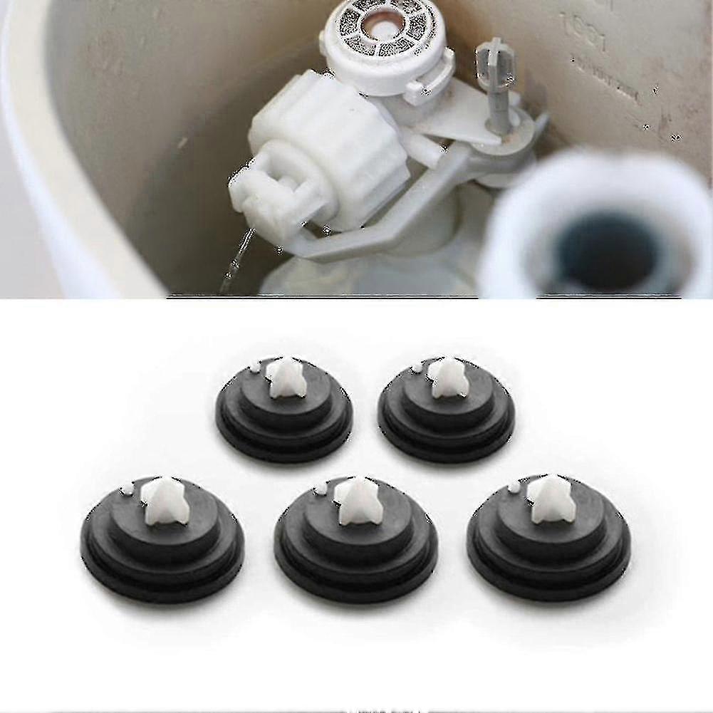 5pcs Siamp Cisternバルブインレットボールバルブガスケット用のゴム製ダイヤフラムワッシャー交換用バスルームガジェット