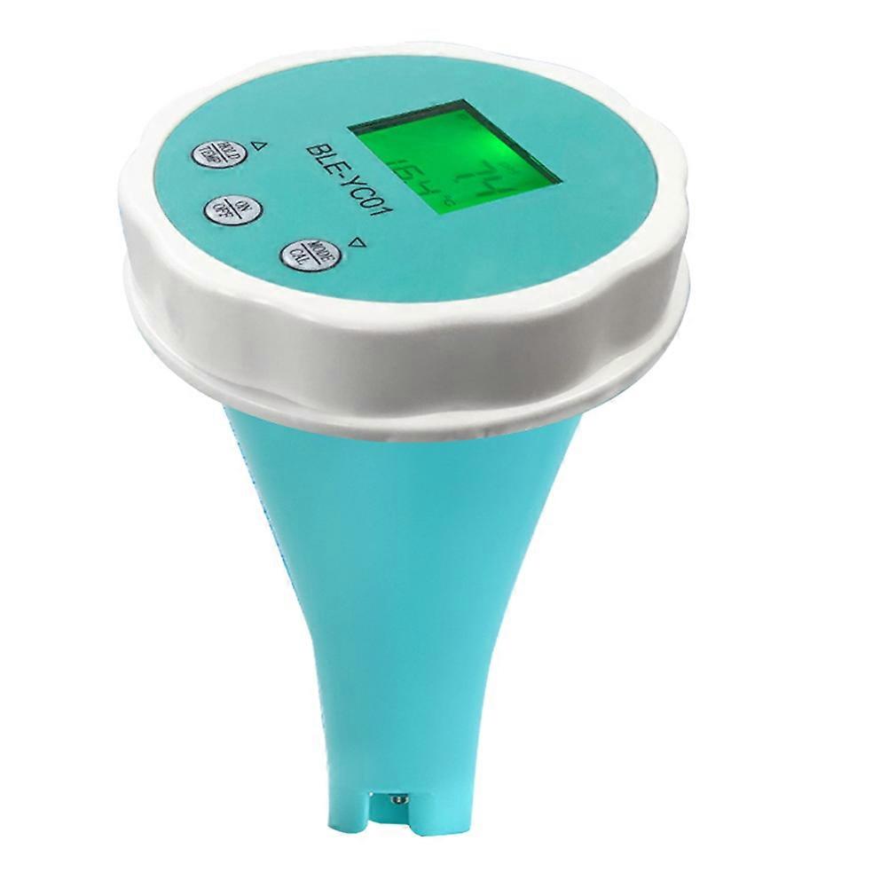6 in 1 Wasserqualitätsdetektor PH EC TDS ORP Temperatur Chlor APP-Anzeige Schwimmbad Bluetooth Wasserqualitätstester