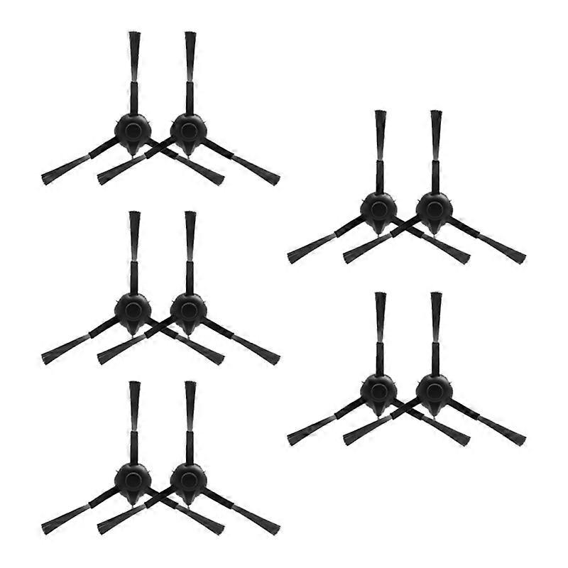 10PCS Black Side Brush Plastic Side Brush Suitable For 360 S8 S8 Plus Sweeping Robot  Accessories Side Brush