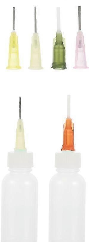 1 Set Pottery Tools Pottery Glaze Squeeze Bottle Pottery Glaze Bottles With Fine Tip Needle Tip Applicator