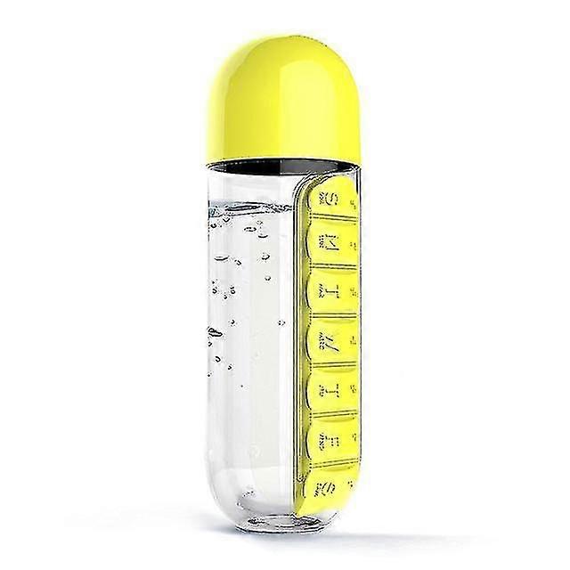 600ml Pill Izer Bottle Portable Travel Bottles