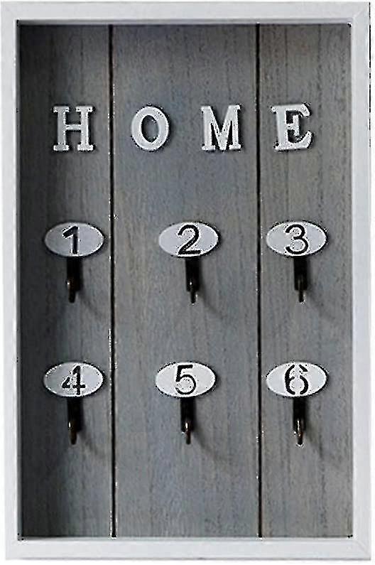 Key Box With 6 Key Hooks
