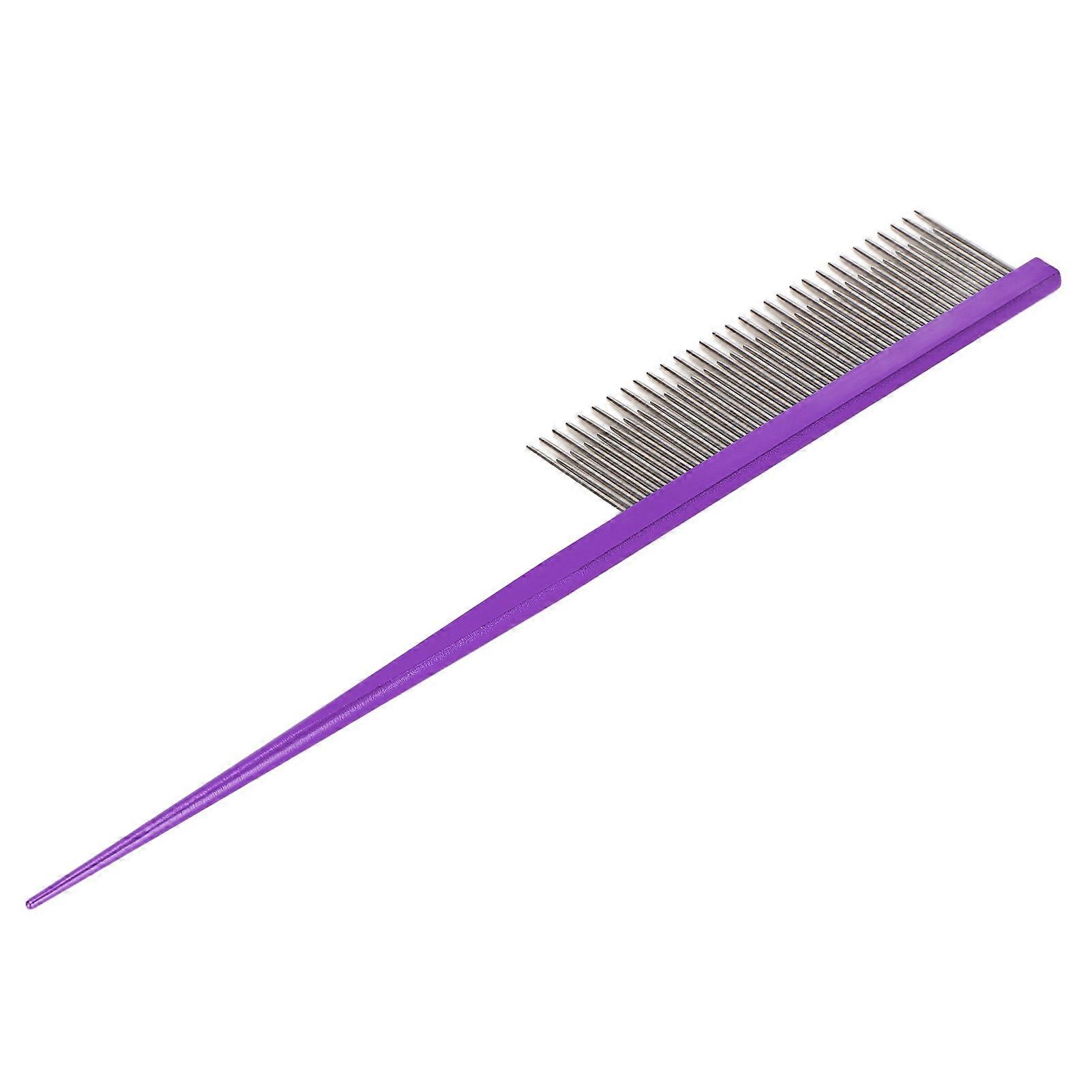 Ergonomic Pet Comb with 2 Density Sizes for Tangle Removal