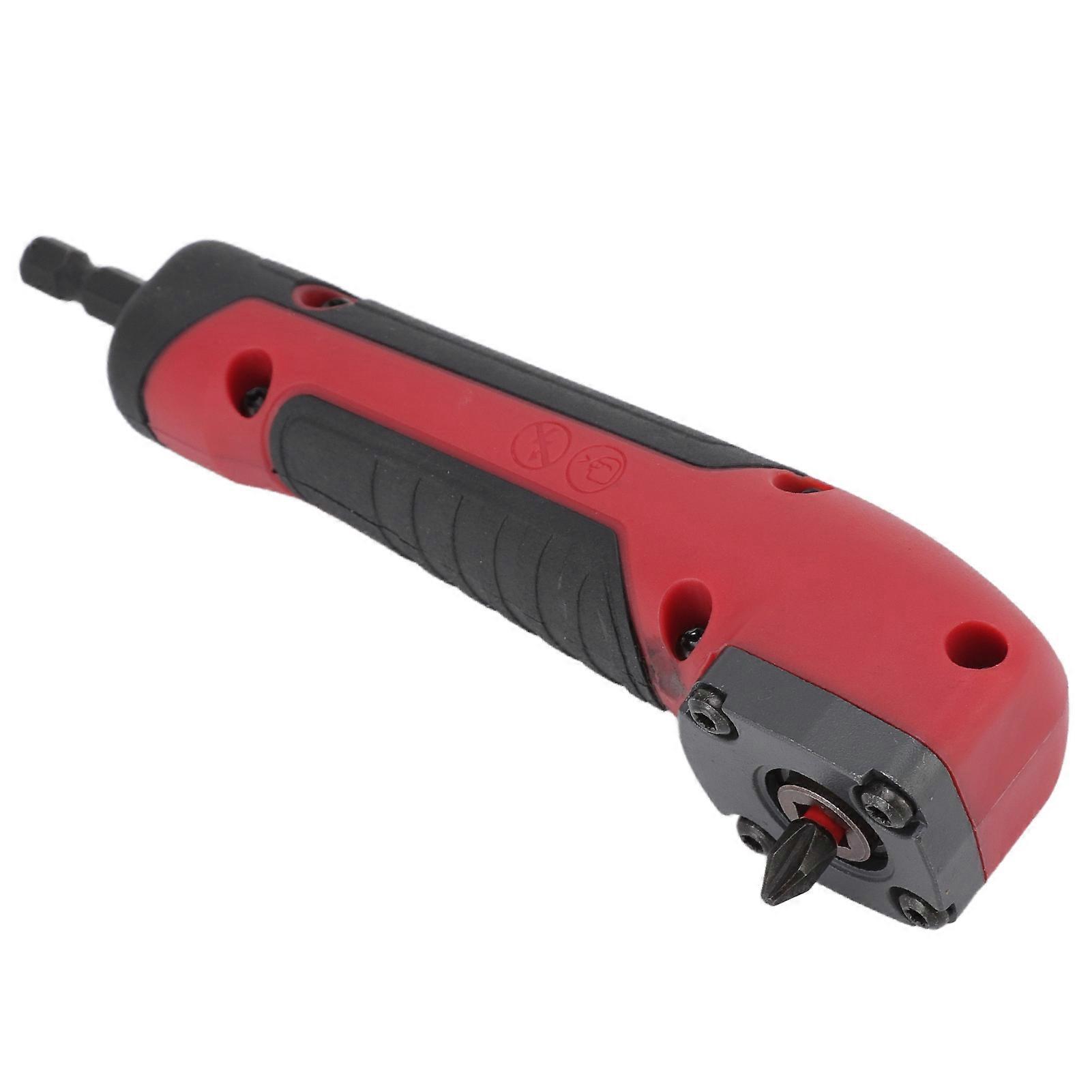 Right Angle Drill Attachment with Ergonomic Handle and Easy Replaceable Alloy Steel Adapter