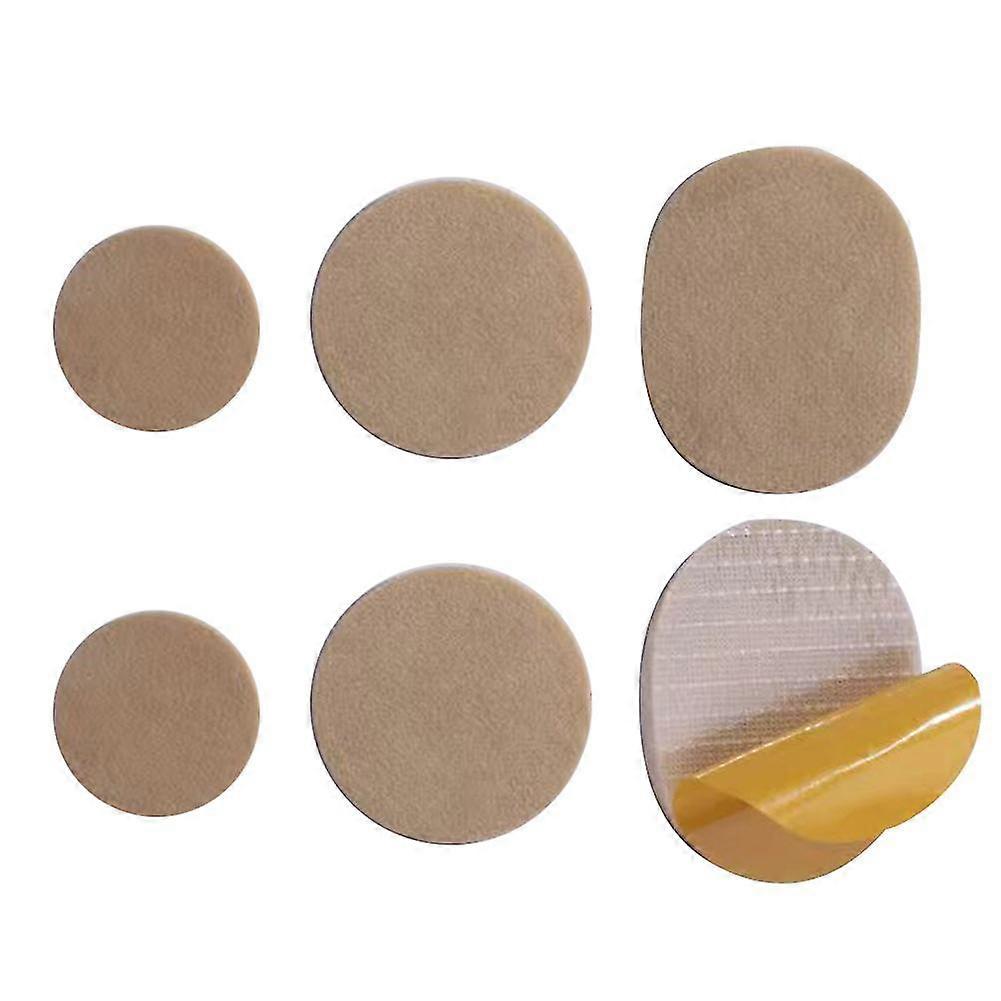 6 unidades/pacote para reparo de calçados com furos, adesivo autoadesivo, forrado, para cuidados com os pés