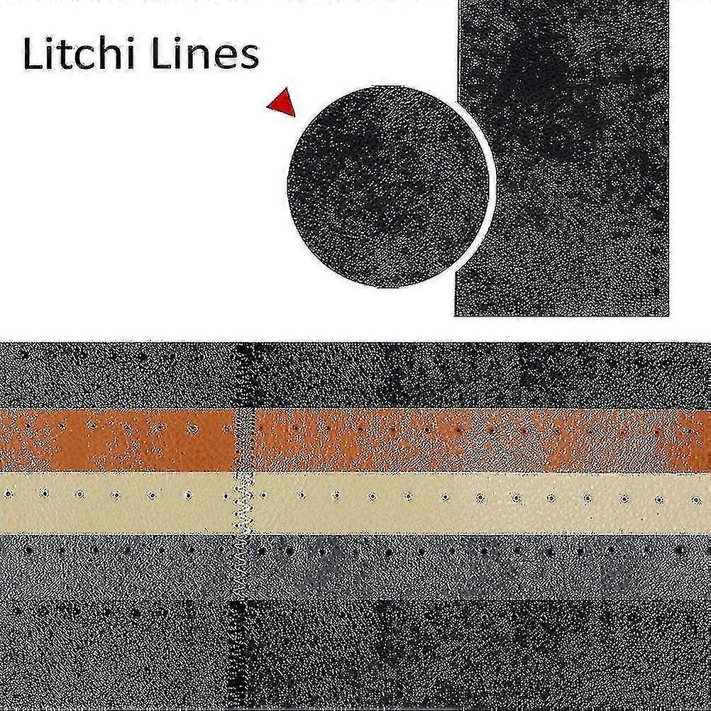 Universal Auto Lenkradabdeckung Echtes Leder Stich auf Wrap