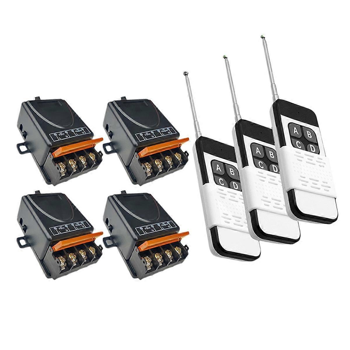 110V 220V 433Mhz Wireless Remote Control Switch,30A High Power Relay Module,1000m Remote