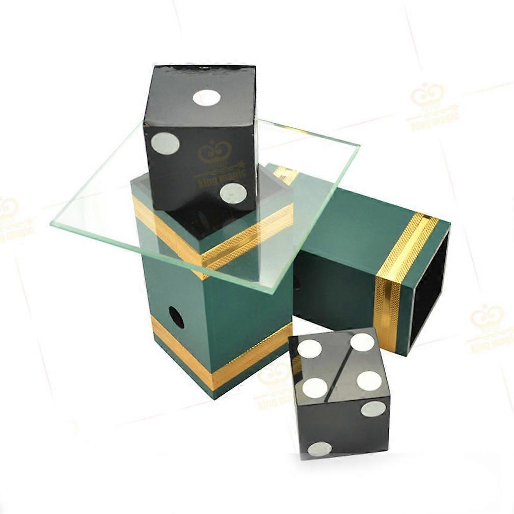 Dice Penetration Glass Impossible Die Penetration Stage Magic Tricks Illusions Mentalism Magia Props Magician