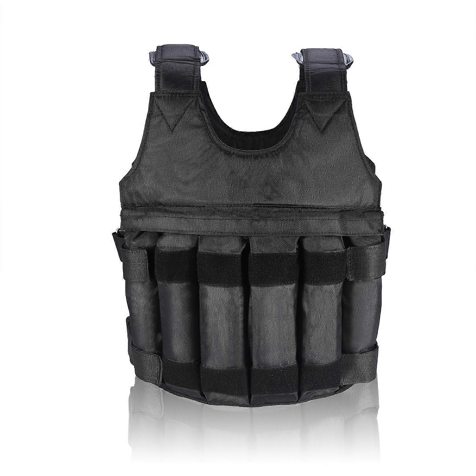 Exercise Training Fitness 50KG Maximum Loading Adjustable Workout Weight Weighted Vest