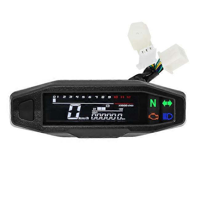 For Russian KR200 Universal RPM Motorcycle Meter Speedometer Digital Odometer Instrument Sensor Set Motorcycle Tachometer Motor Vehicle Frame & Body P