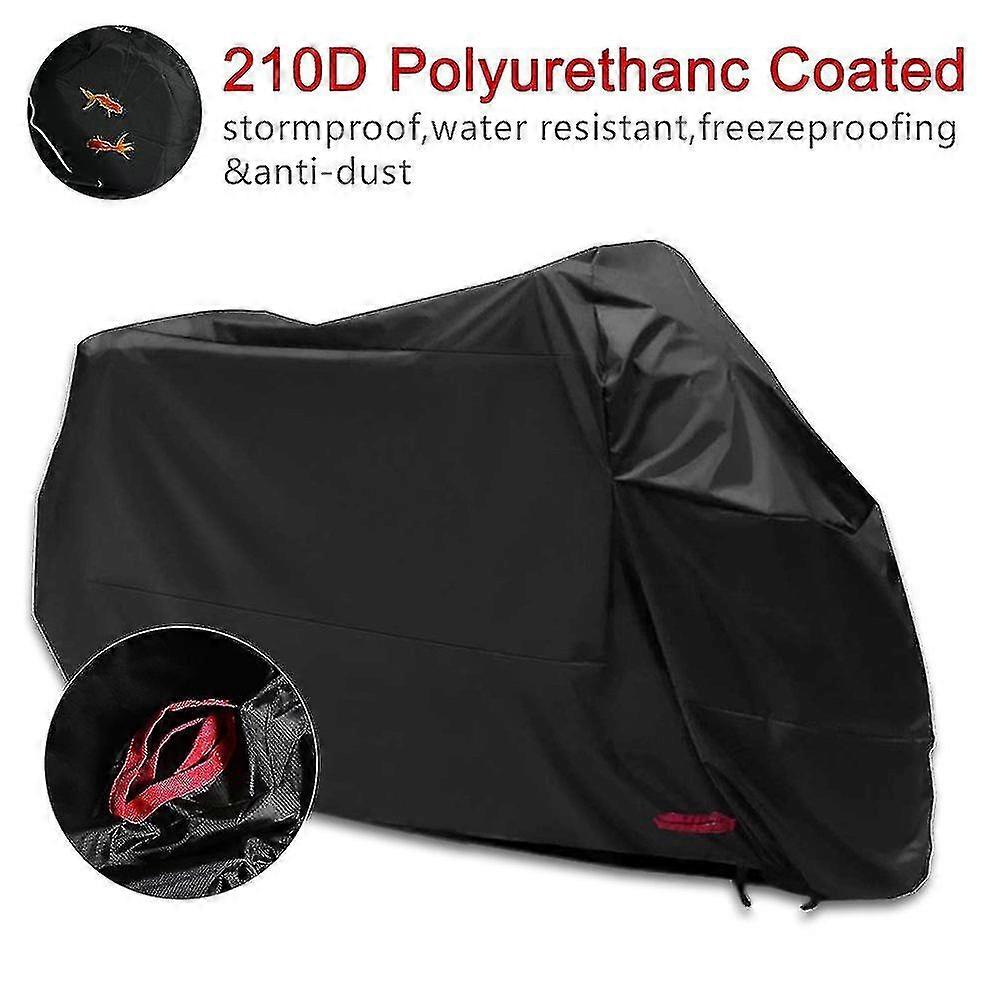 Motorcycle Cover Polyester Waterproof Cover (245*105*125cm)