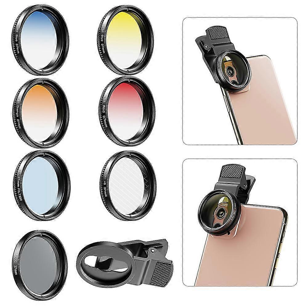 Professional 7in1 Phone Graduated Lens Filter Kit