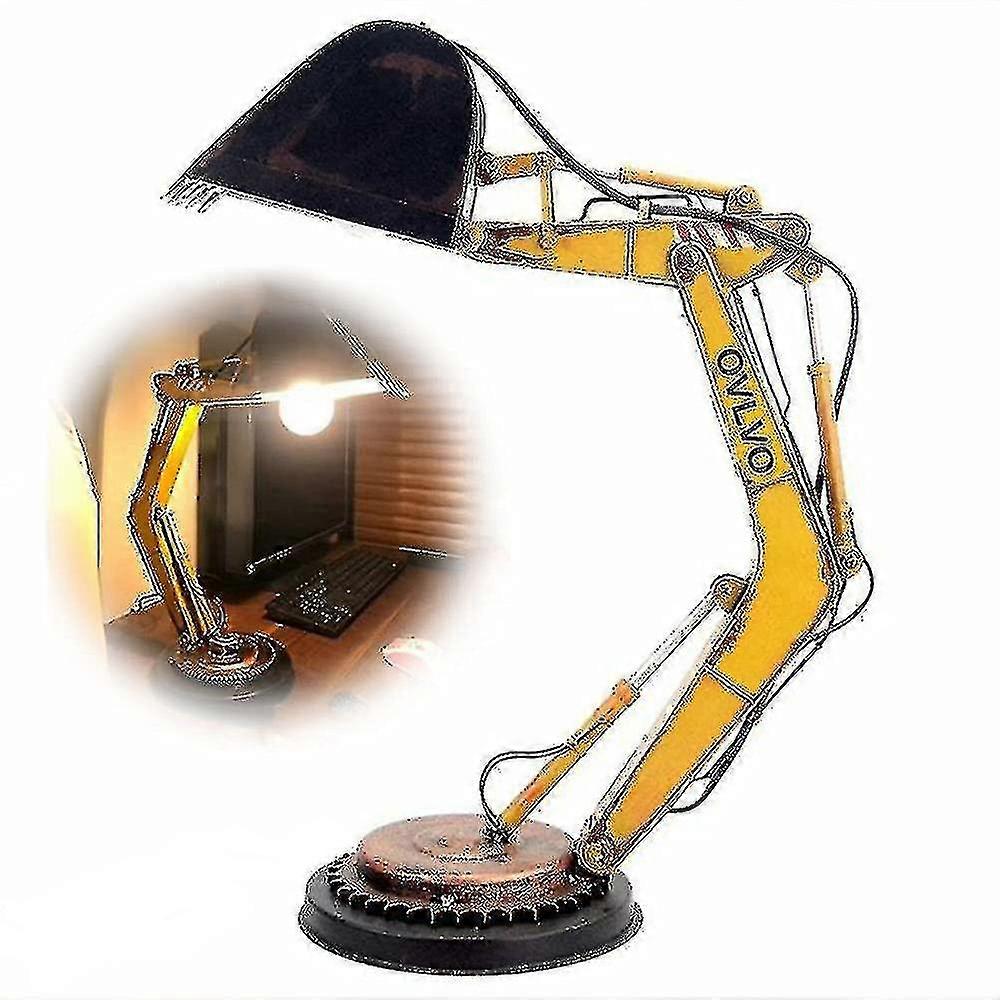 Retro Excavator Table Lamp Night Light Room