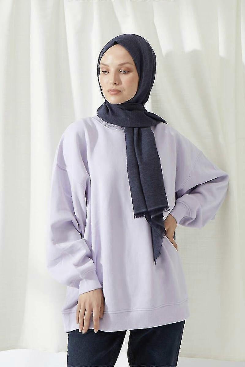 Miray Bambus Bomull sjal Denim Blå