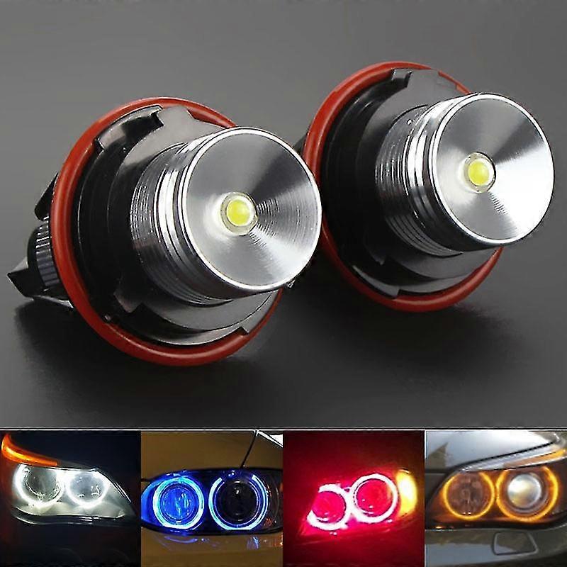 2pcs 10w Canbus Error Free Led Angel Eyes Marker Lights Bulbs para BMW E39 E53 E60 E61 E63 E64 E65 E66 E87 525i 530i Xi 545i M5