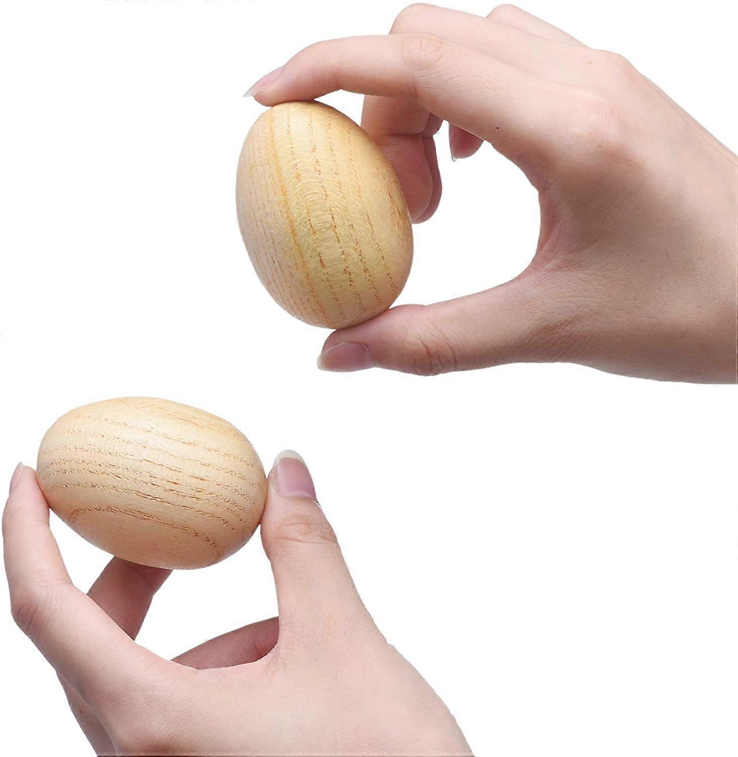 2buc lemn natural Shaker percuție muzicală