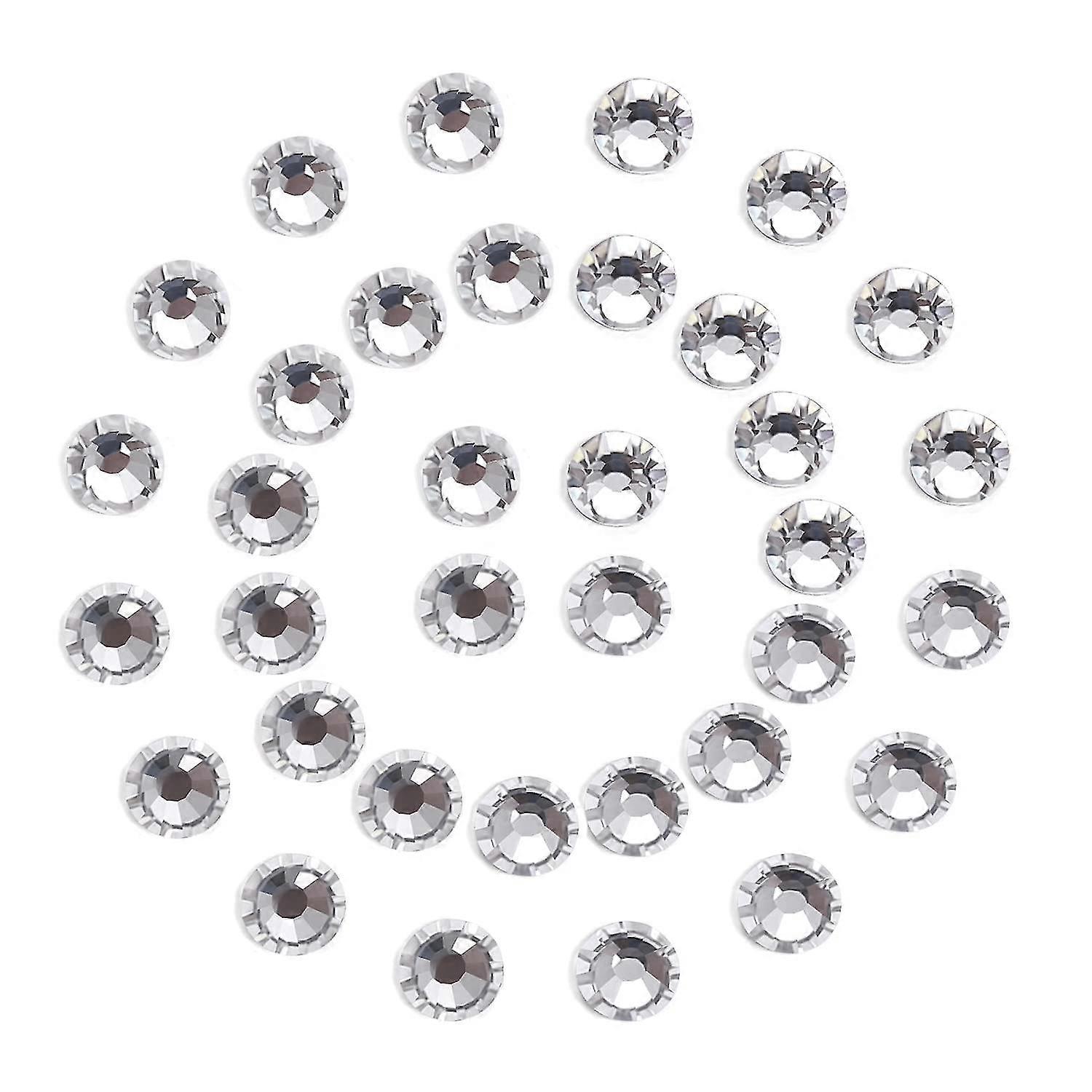 Crystal Round Nail Artflat Backs Rhinestones Gems