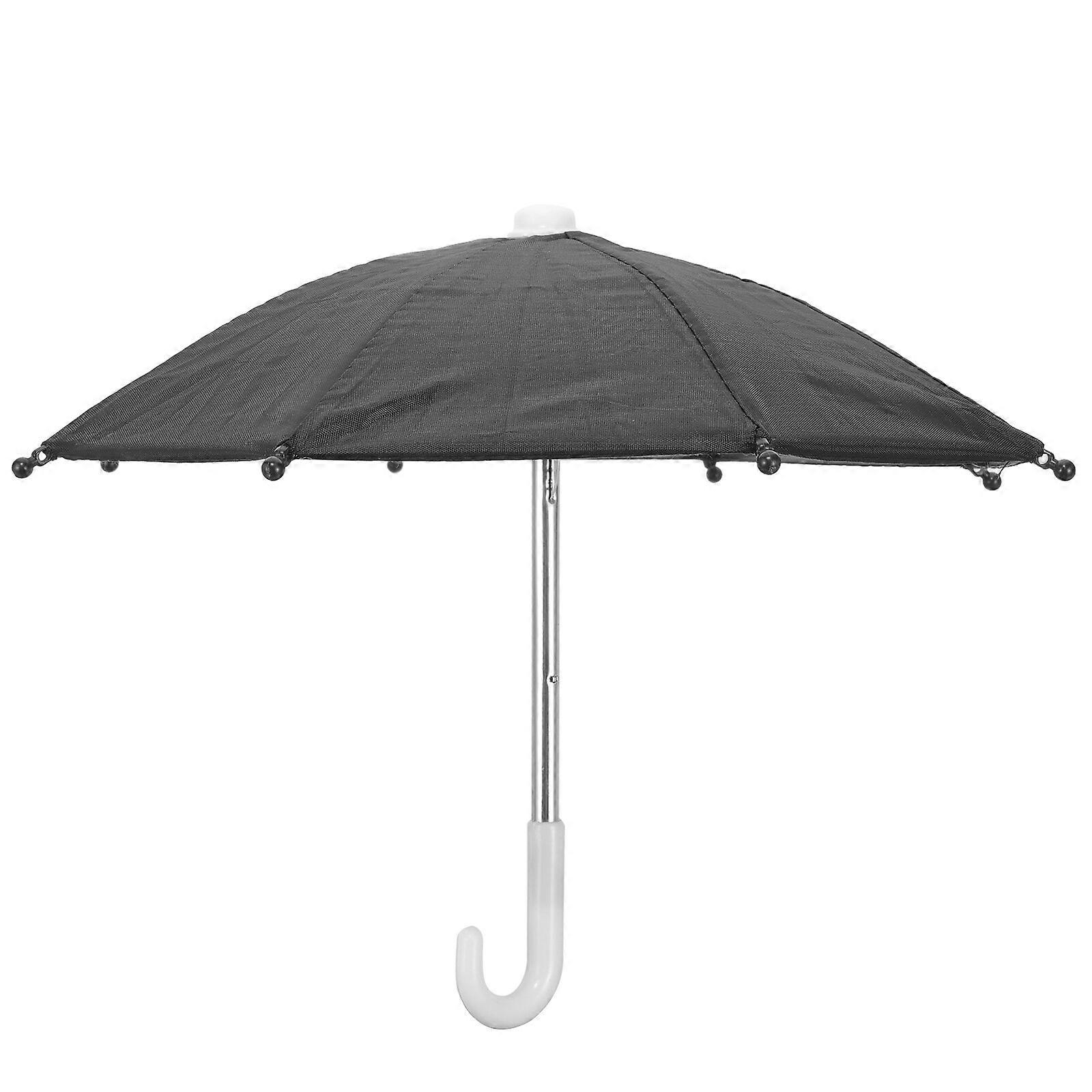 1 Set Outside Phone Sun Shade DIY Art Craft Umbrella Mobile Phone Small Umbrellas