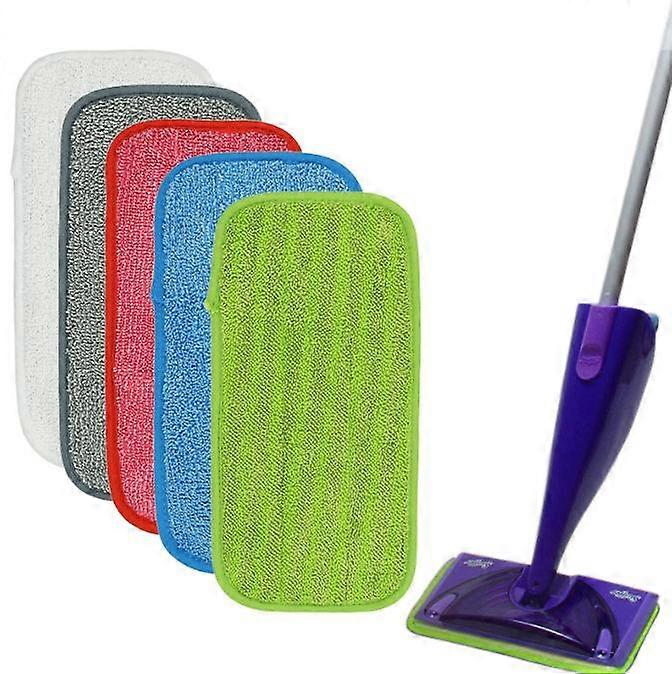 5Pack Mop Pads Compatible with Swiffer Wetjet Sweeper Mop