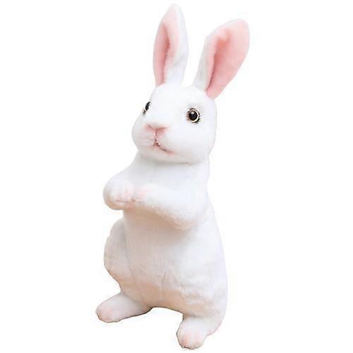 1pc Randomly Realistic Cute Plush Rabbits Lifelike Animal