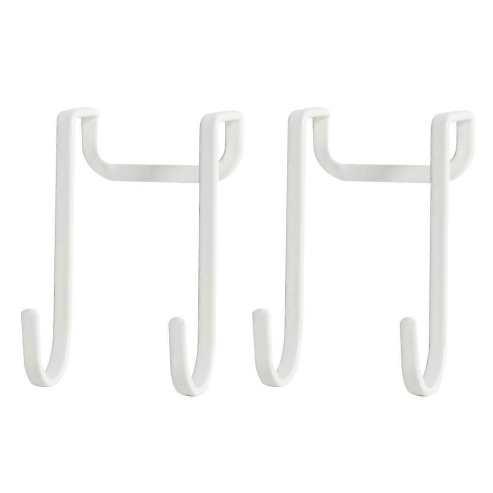 2 Pcs Iron Door Hooks Japanese Style Door Hooks Useful Home Punch Free Hooks
