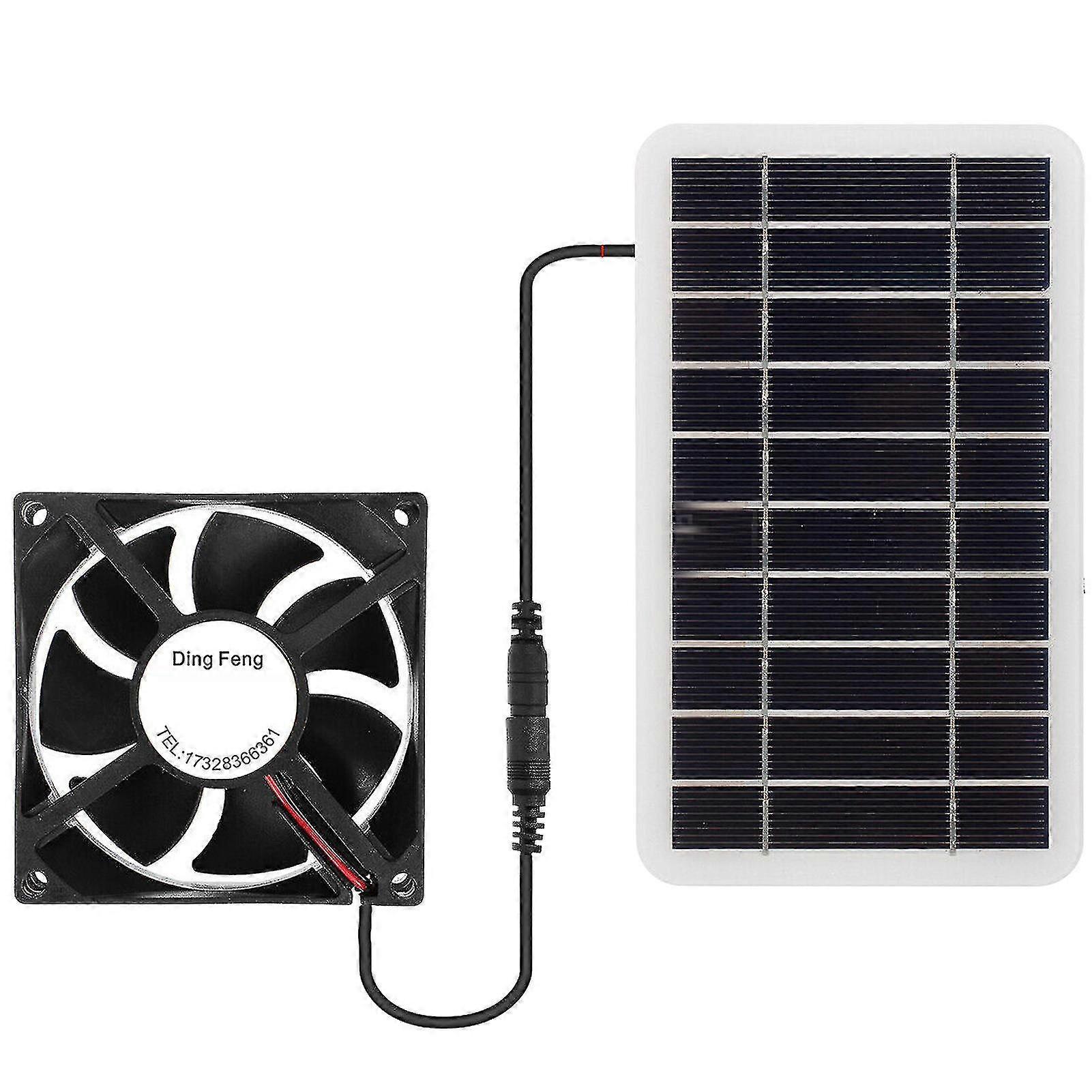 Solar Panel Powered Fan