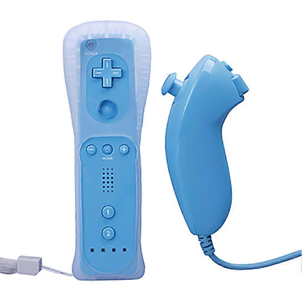 Remote and Nunchuck Controller Wireless Game Handle Remote Nunchuck Controller Compatible for