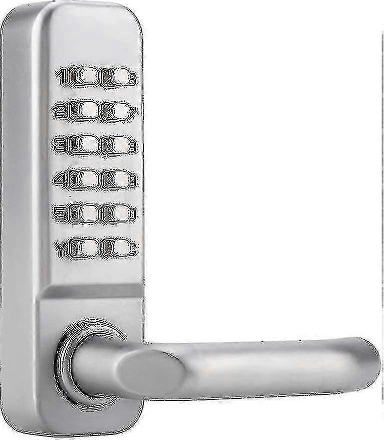 Serrure de code mécanique étanche1-11 chiffres Combinaison de codes de sécurité Serrure codée par mot de passe Serrure de porte mécanique sans clé pour bureau en bois D [