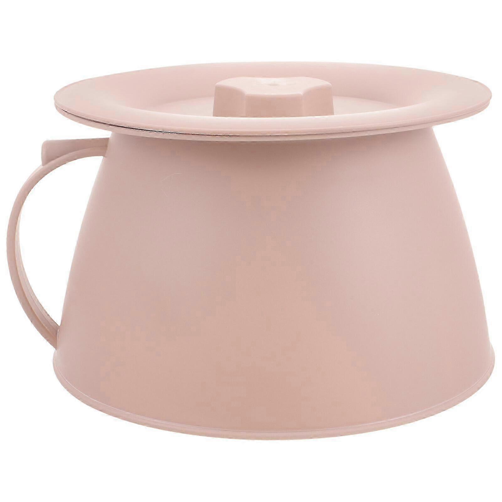 Chamber Pot Plastic Urine Bucket With Lid Portable Urinal Toilet Urine Bucket Bedpan Spittoon