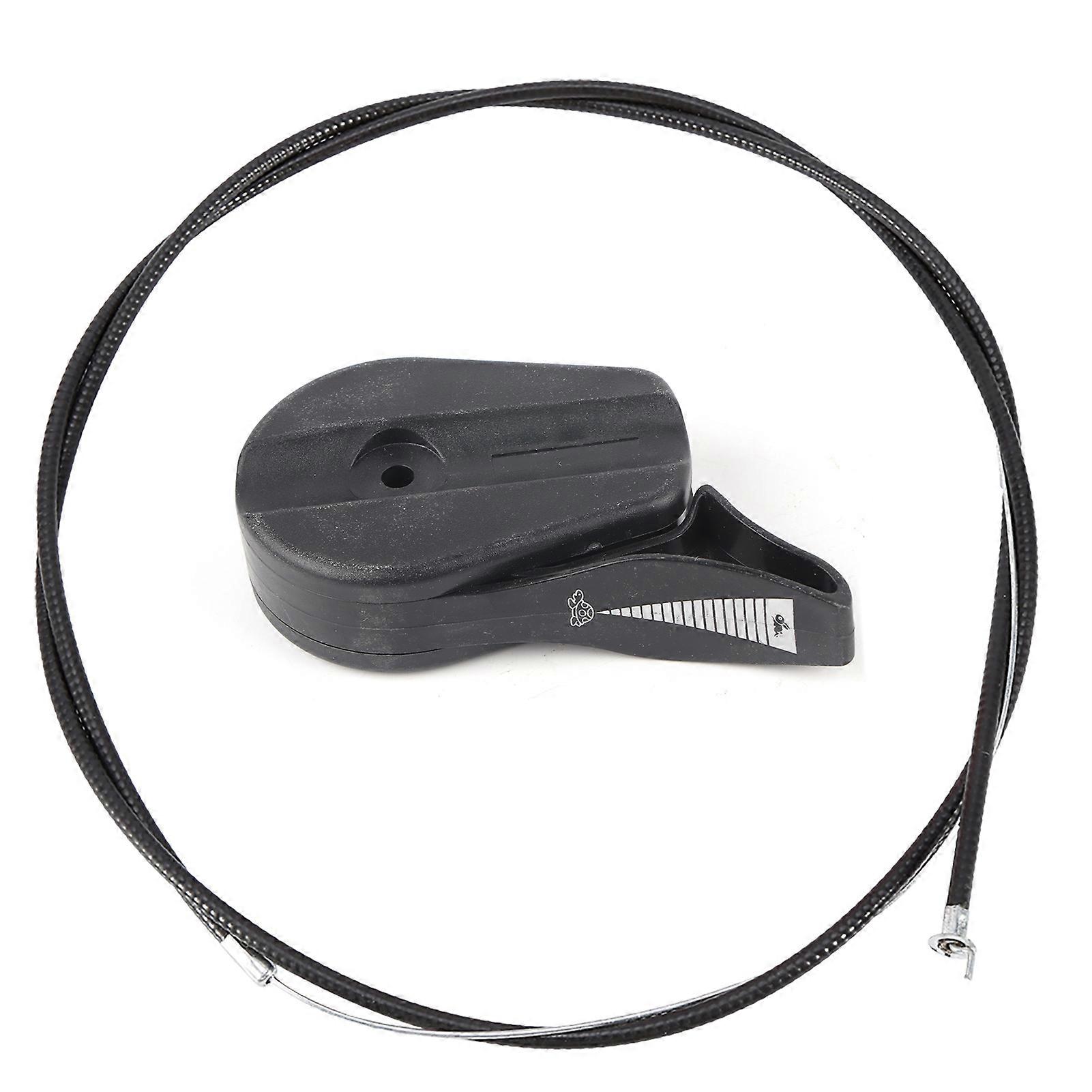 59'' Throttle Cable Switch Control Replacement Kit For Garden Lawnmowers (Black)
