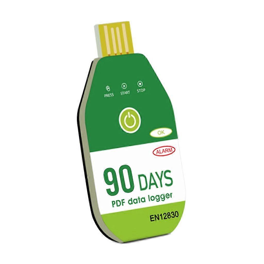 Disposable USB Temperature Logger 60/90/120 Days Recording for Freezer Storage