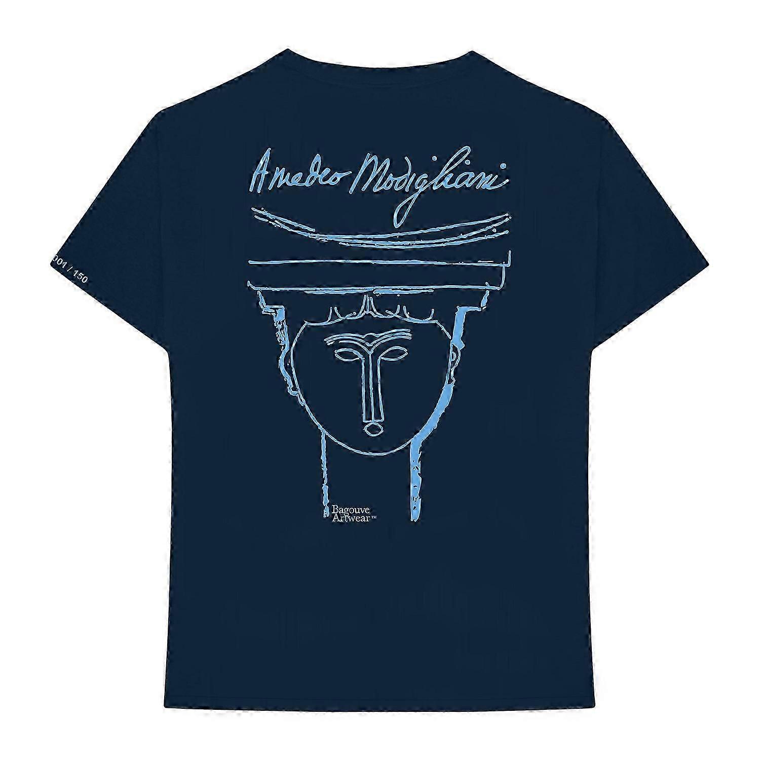 MODIGLIANI T-SHIRT NAVY Retro design