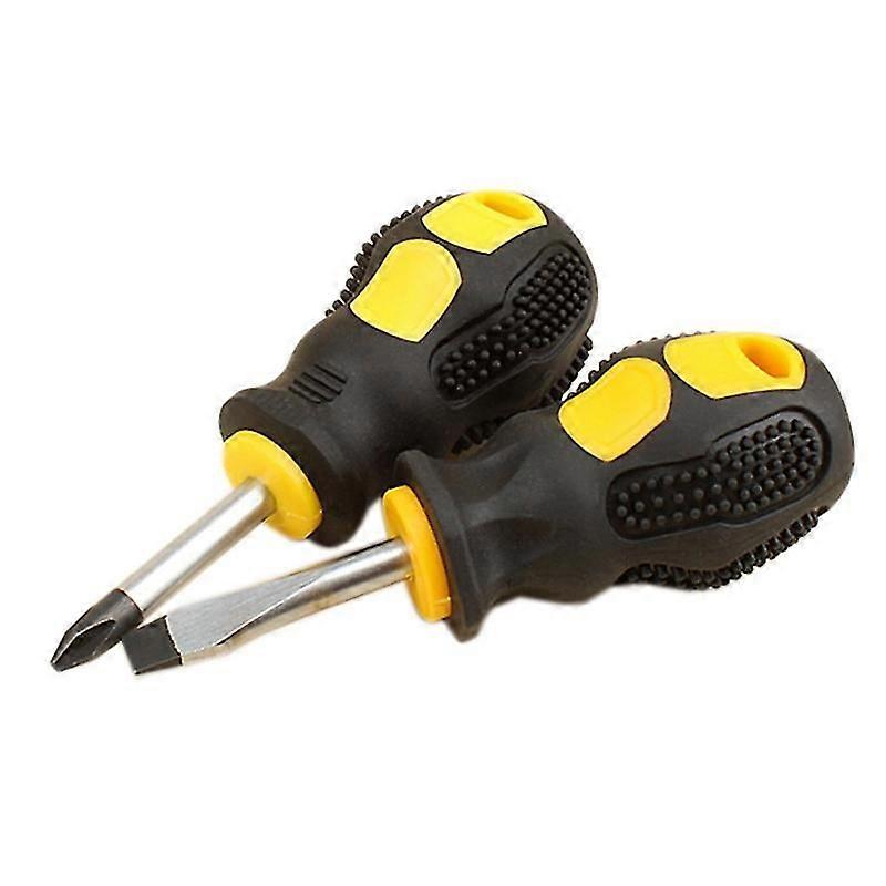 Mini Stubby Screwdriver Flat Head Slotted Pozi Small Compact Hand Tools