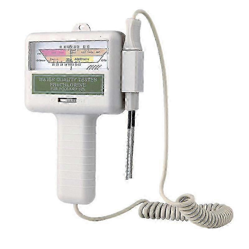 2 In 1 Water Quality Tester - Ph And Chlorine Levels Measurement