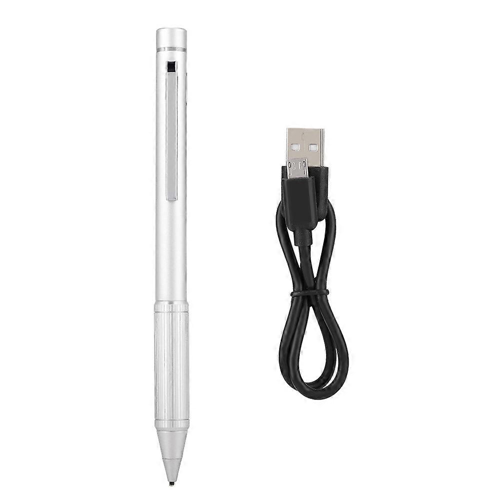 K820 Multi-function Screen Stylus High Sensitivity Anti-scratch Phone Tablet Touch Pen(Silver)
