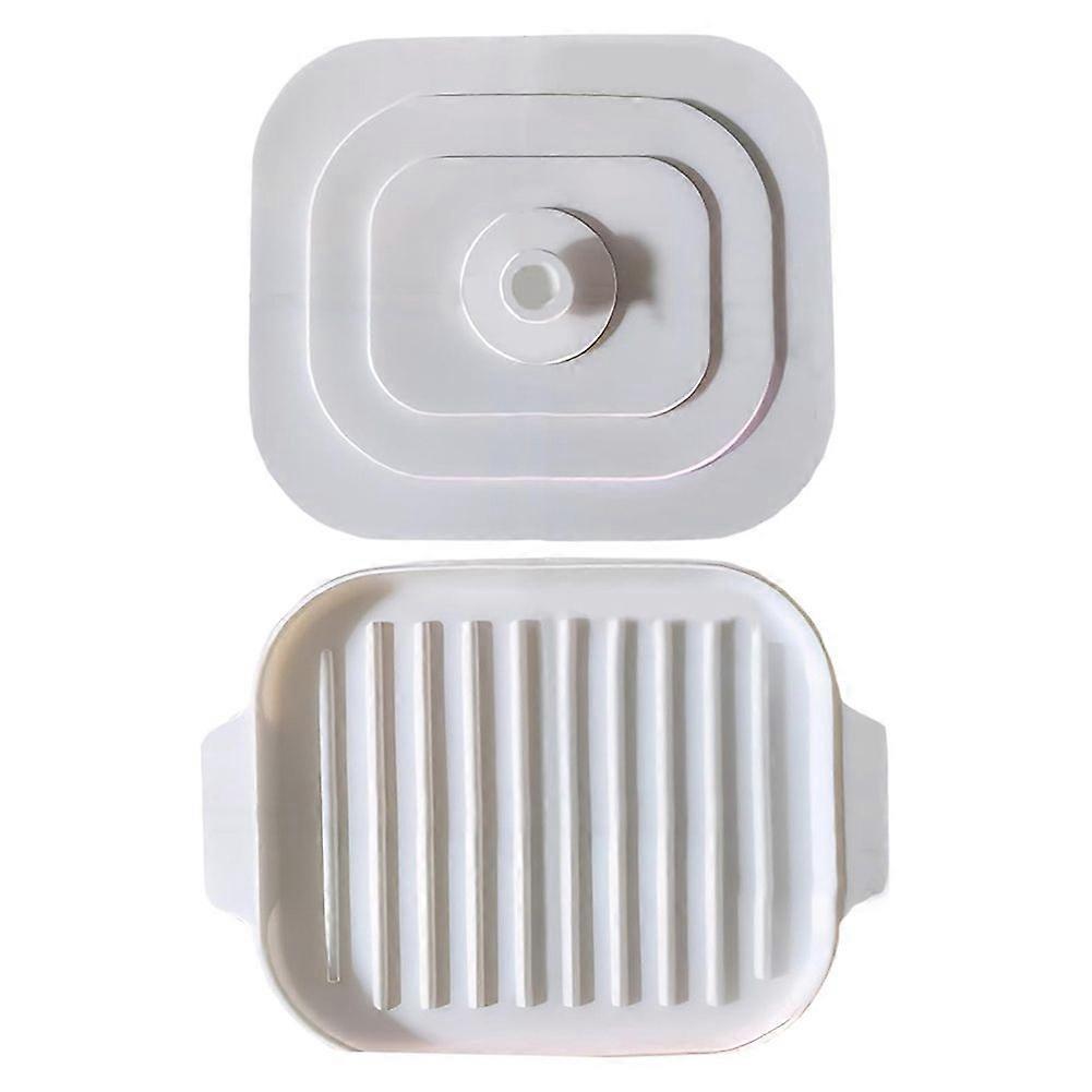 Microwave Bacon Cooker Quick Kitchen Cutlery Clean Crispy Bacon Tray Baking Pan