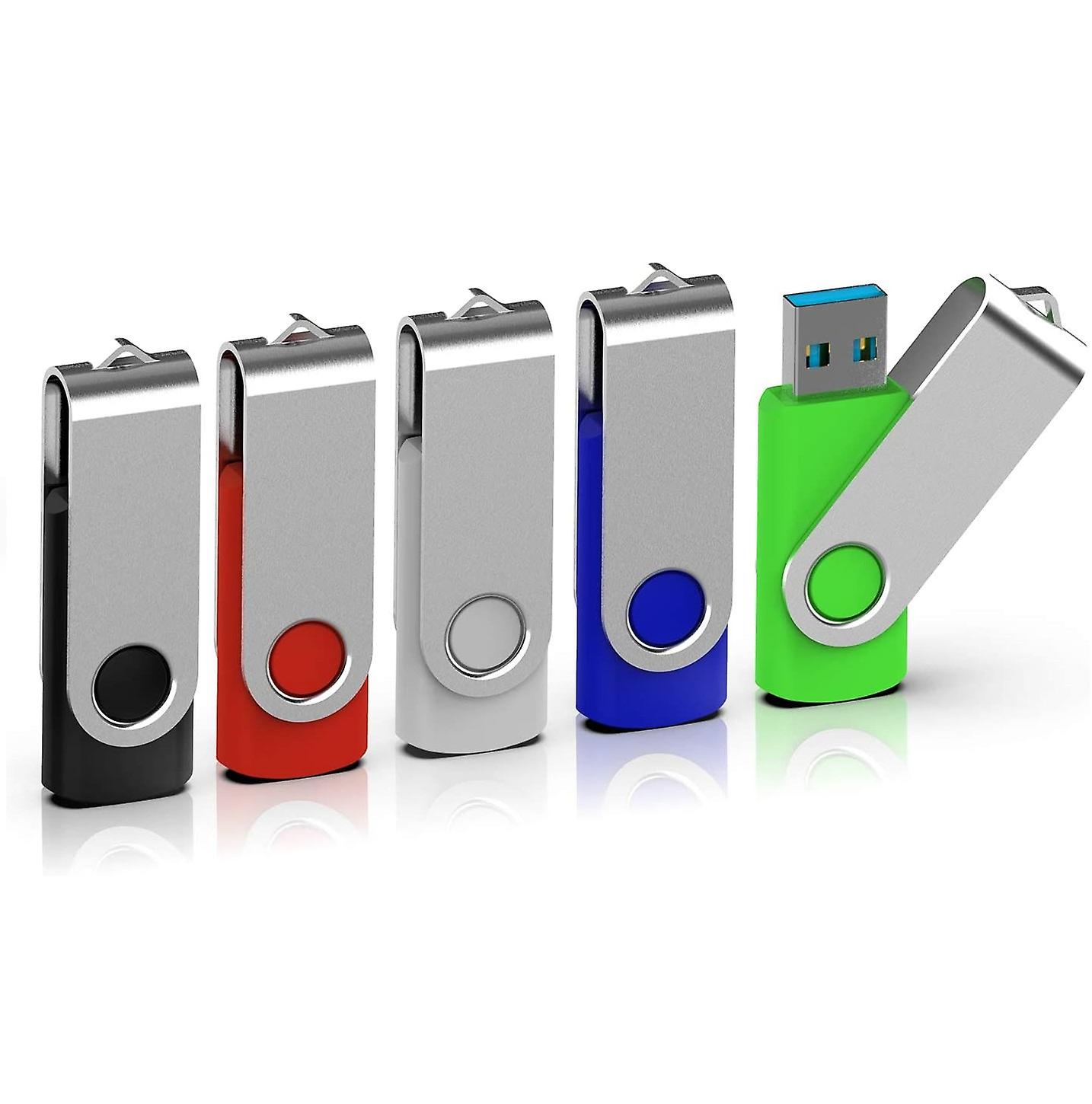 5 Pack Memory Stick Usb 3.0 Flash Thumb Drive