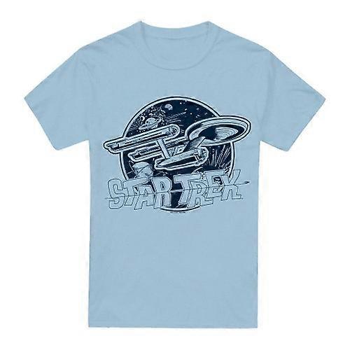 Star Trek Férfi Enterprise Retro póló