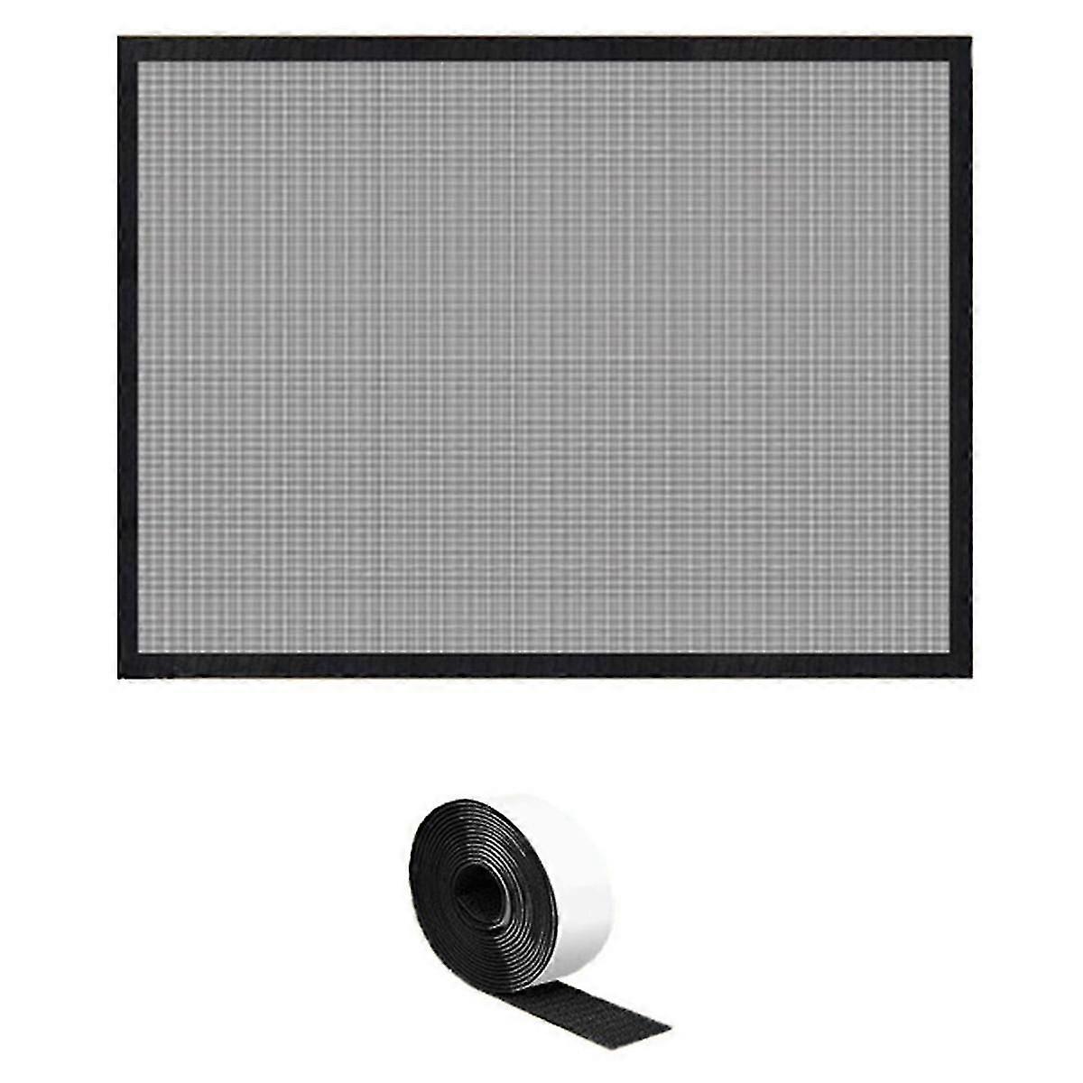 Fireplace Screen,Fireplace Screen Safe Mesh Gate,Fireplace Mesh Screen Curtain,for Prevent Baby and Pet 73x100cm