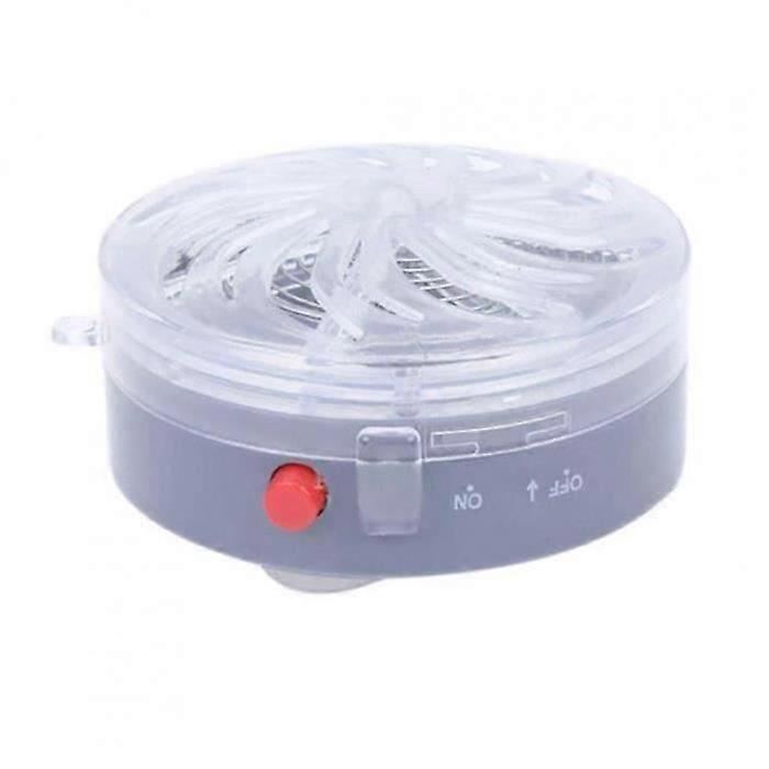 CM19763-1pc Insect Killer Portable Solar Powered Buzz UV Lamp Bug Mosquito Night Night Most Flying Pests