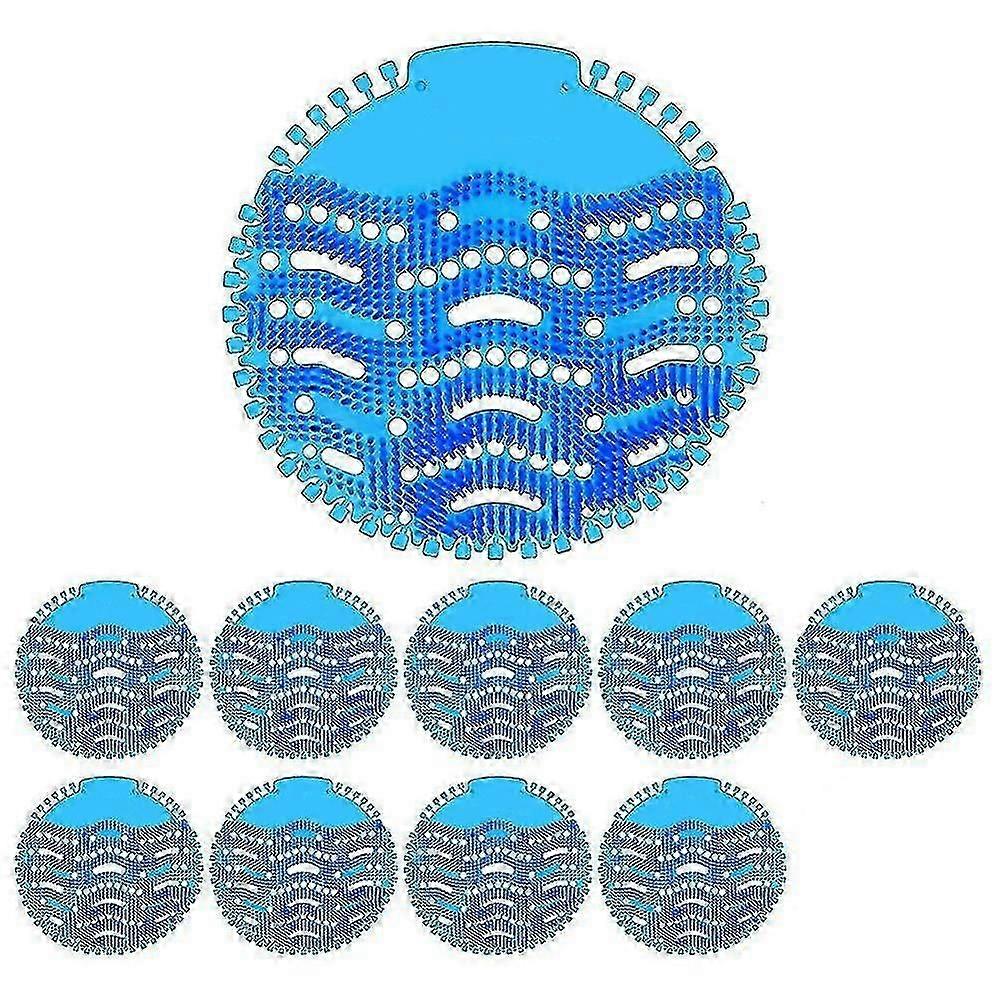 10 Pack Urinal Screens Deodorizer, Urinal Cake Long Bristle Anti-splash And Anti-clogging Lasting O