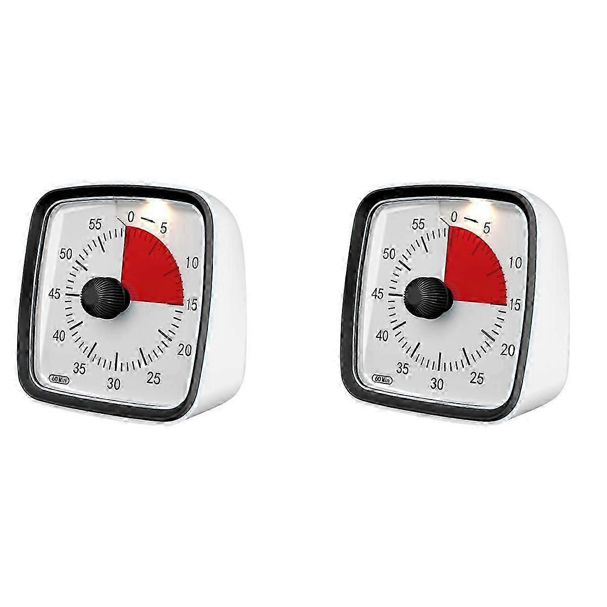 2X 60-Minute Timer, Classroom Classroom Timer, Countdown Timer for Kids and Adults, Time Management